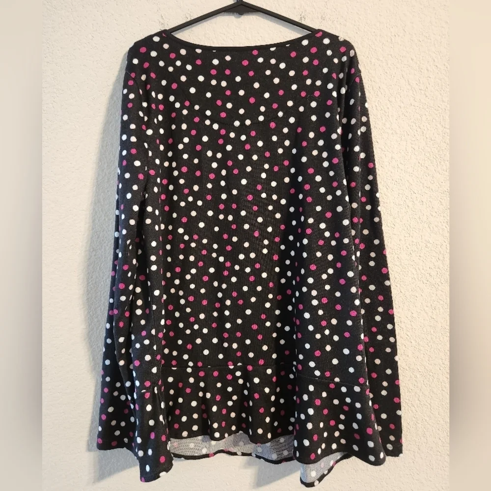 Kate Spade Black Polka Dot Sweater size medium